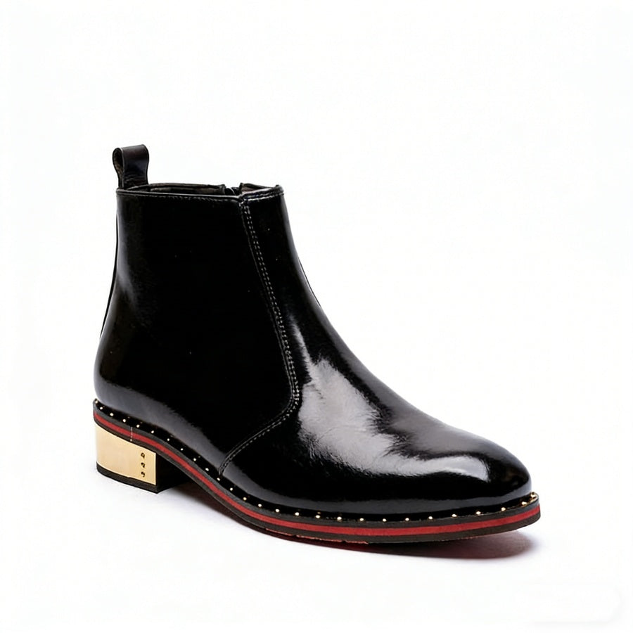 Men's Golden Heel Chelsea Boots