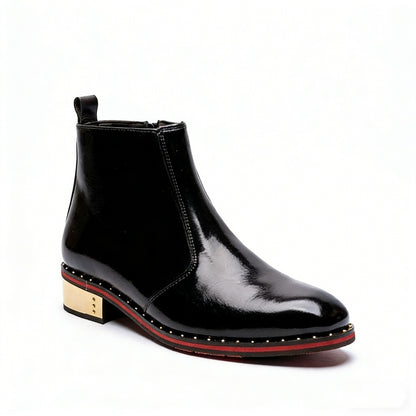 Men's Golden Heel Chelsea Boots