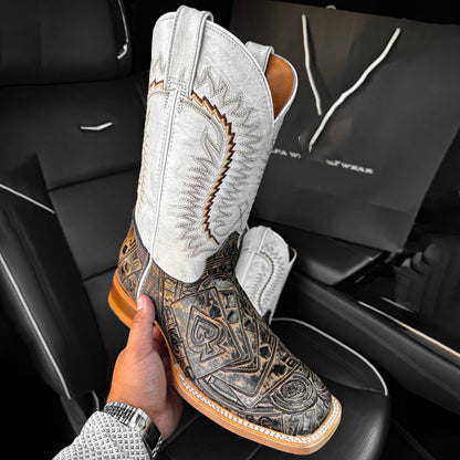 Men's Square Toe Western Cowboy Boots