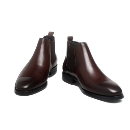 Men's Italian Handmade Genuine Leather Chelsea Boots
