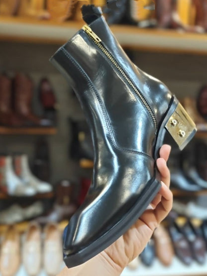 Men's Italian Luxury Hand-made Leather Boots