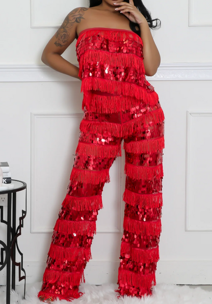 Sparkly Tassel 2pc Set