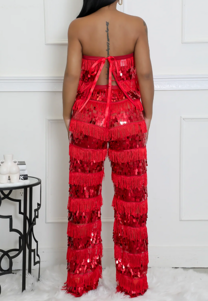 Sparkly Tassel 2pc Set