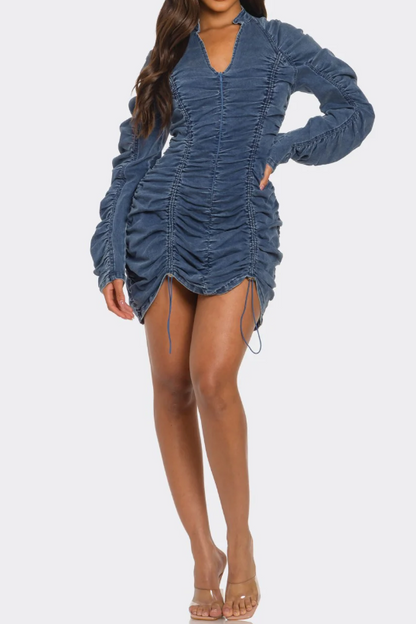 Fab Stylish Denim Mini Dress