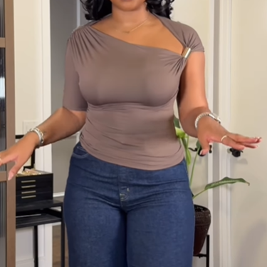 Irregular Design Top