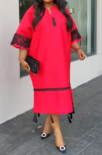 Demure Big Madam Dress