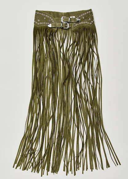 Western Cowboy Tassel Belt