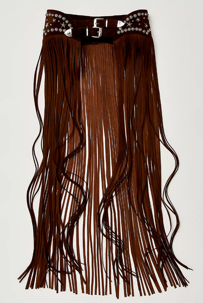 Western Cowboy Tassel Belt