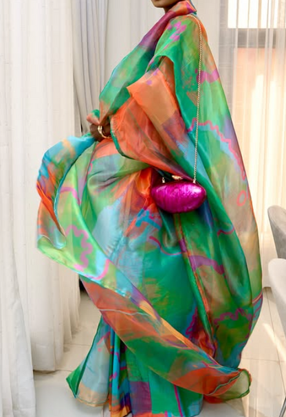 Dazzle Colorful Kimono Outfit