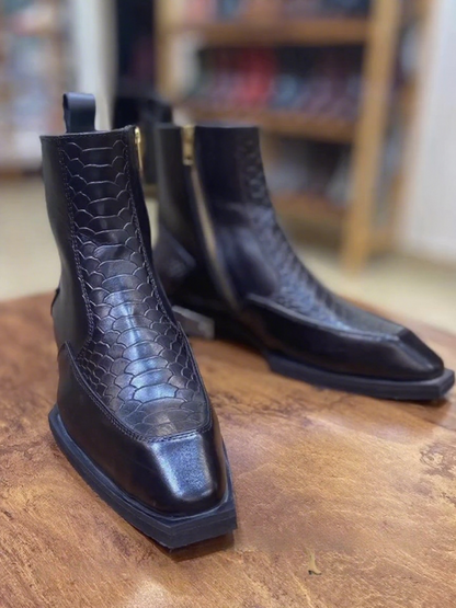 Men's Premium Steel Plate Italian Boots