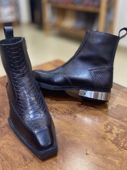 Men's Premium Steel Plate Italian Boots