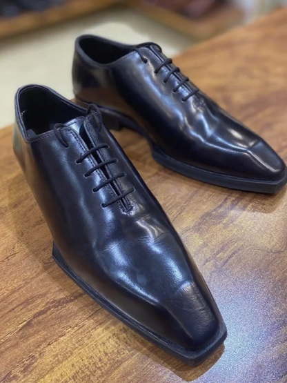 Men's Calf Leather Black Italian Formal Shoes