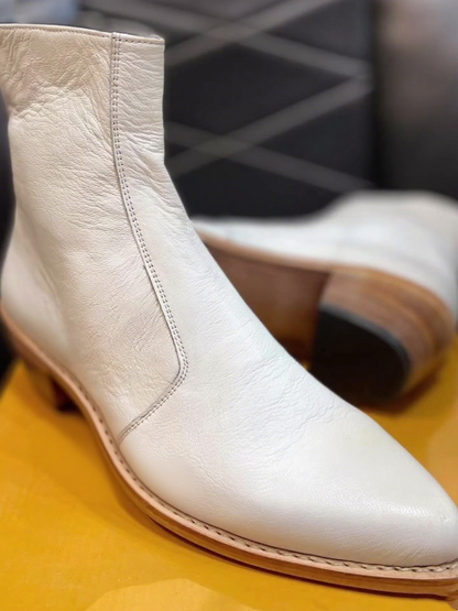 Men's Cuban Heel Goodyear Welted Boots