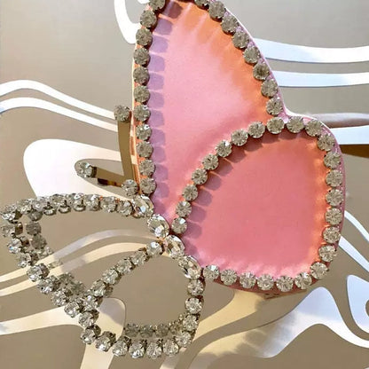 Butterfly Diamond Evening Clutch