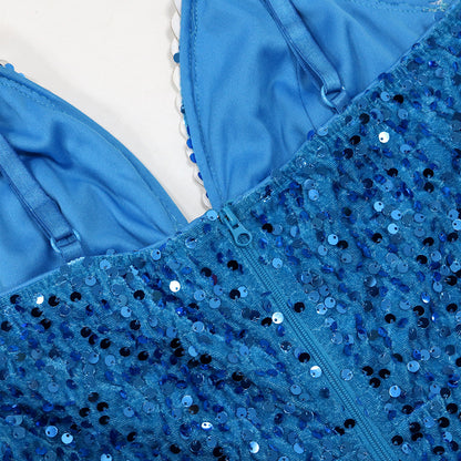 Dazzle Sequined Event Dress