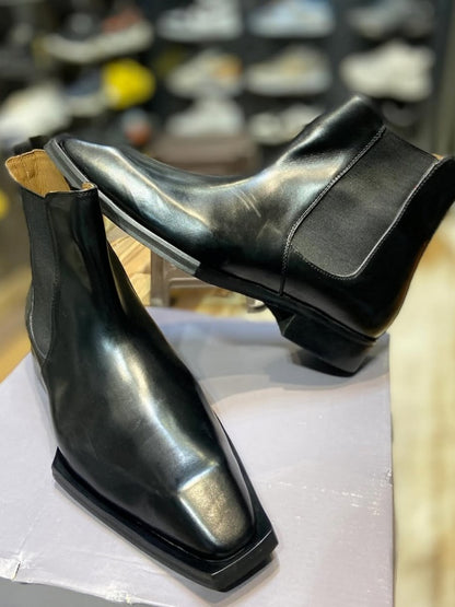 Men's Italian Chelsea Leather Boots
