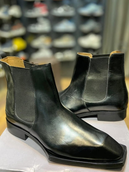 Men's Italian Chelsea Leather Boots