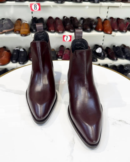 Men's Italian Handmade Chelsea Leather Boots