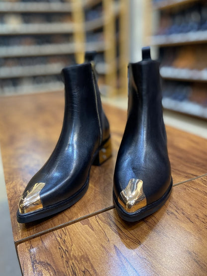 Ultimate Golden Toes & Heel Pointed Boots