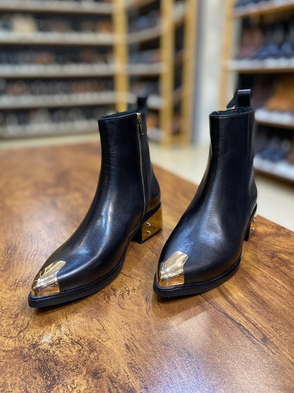 Ultimate Golden Toes & Heel Pointed Boots