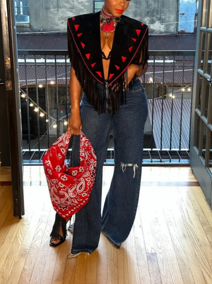 Vintage Tassel Shawl