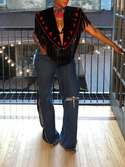 Vintage Tassel Shawl