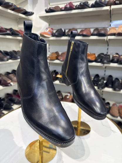 Men's T-Shape Wooden Chelsea Boots