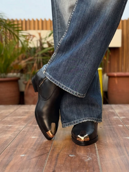 Men's Metal Toe Chelsea Boots