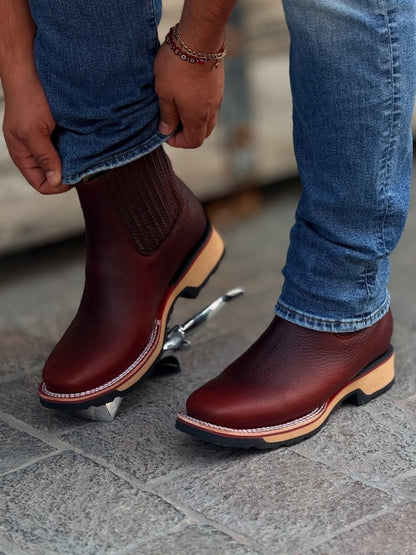 Double-density Sole Cowboy Leather Boots