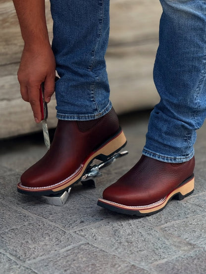 Double-density Sole Cowboy Leather Boots