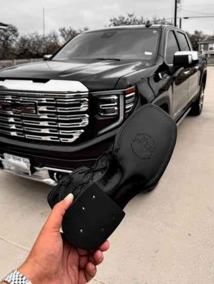 Men's Italian Handmade Square Toe Leather Boots