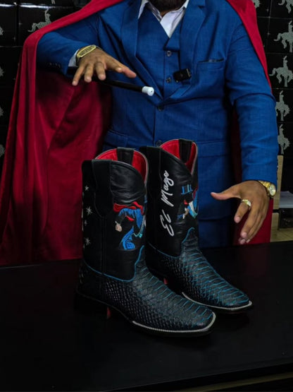 Men's Handcrafted Wizard Leather Boots