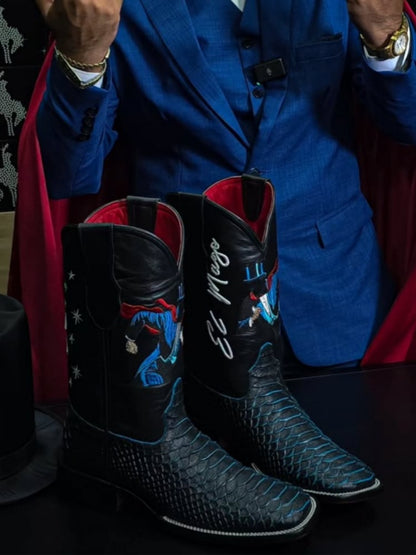 Men's Handcrafted Wizard Leather Boots