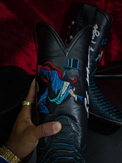 Men's Handcrafted Wizard Leather Boots