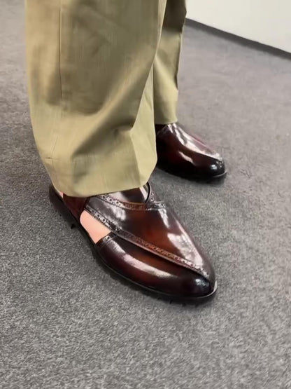 Men's High-quality Leather Sandals