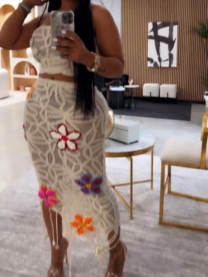 Knitted Hollow Vacation Set