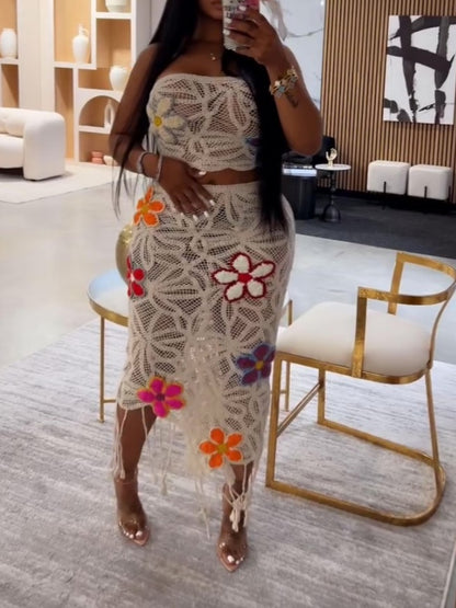 Knitted Hollow Vacation Set