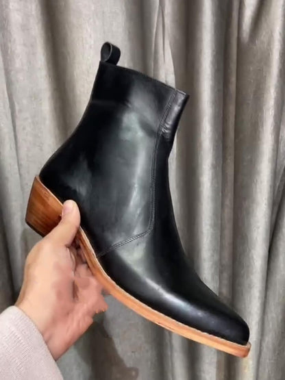 Men's Cuban Heel Goodyear Welted Boots