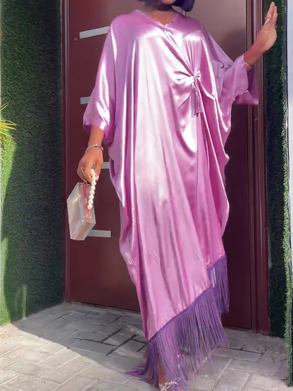 Breezy Comfy Tassel Dress