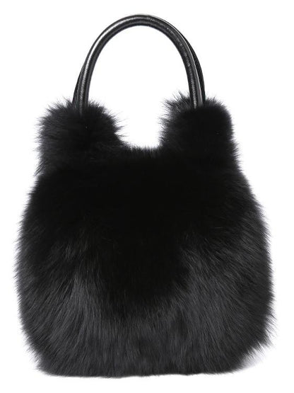 Eco-friendly Fox Fur Leather Bag