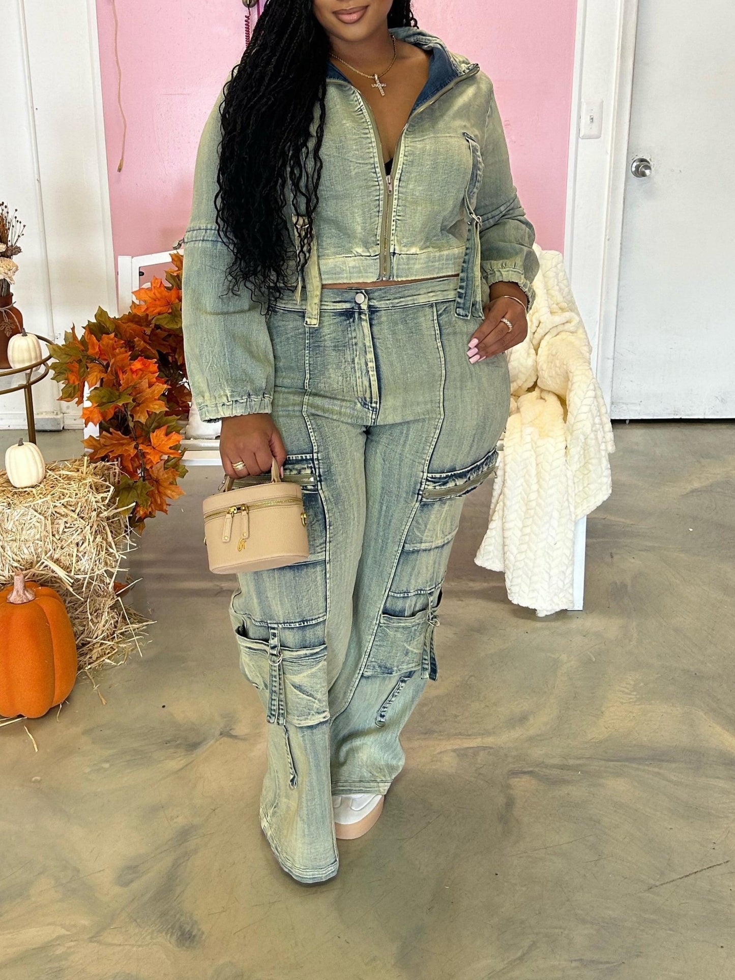 Fall New Denim Suit