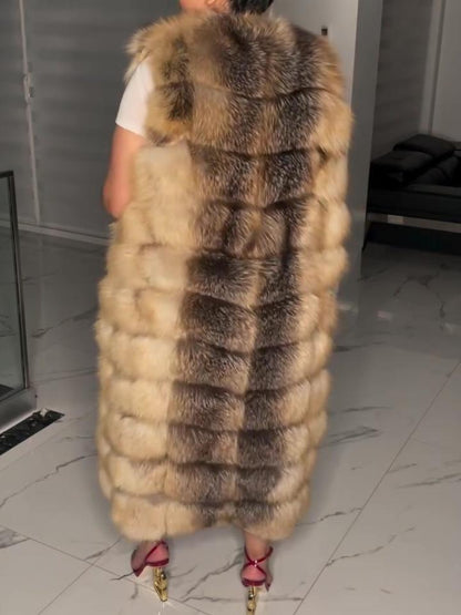3in1 Detachable Eco-friendly Fur Coat