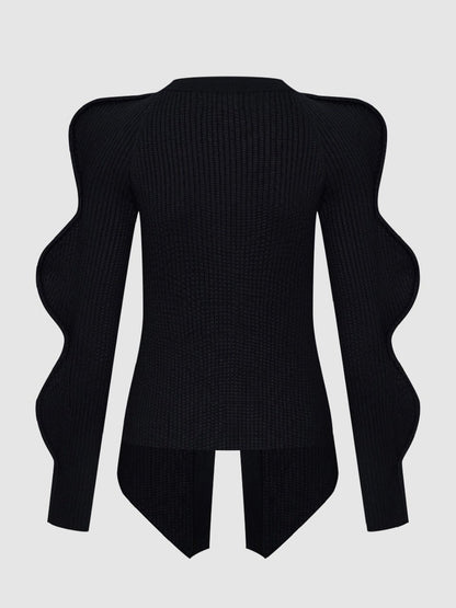 Skinny V-Neck Knitted Cardigan