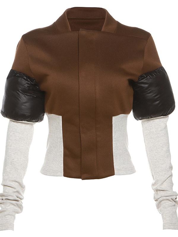 Fab Irregular Stitching Jacket