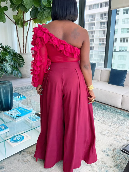 Gorgeous High-waisted Wide-leg Trousers