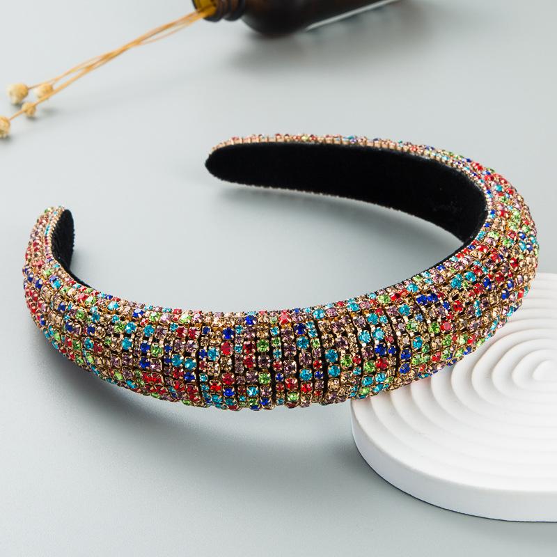 Baroque Colored Diamond Sponge Headband