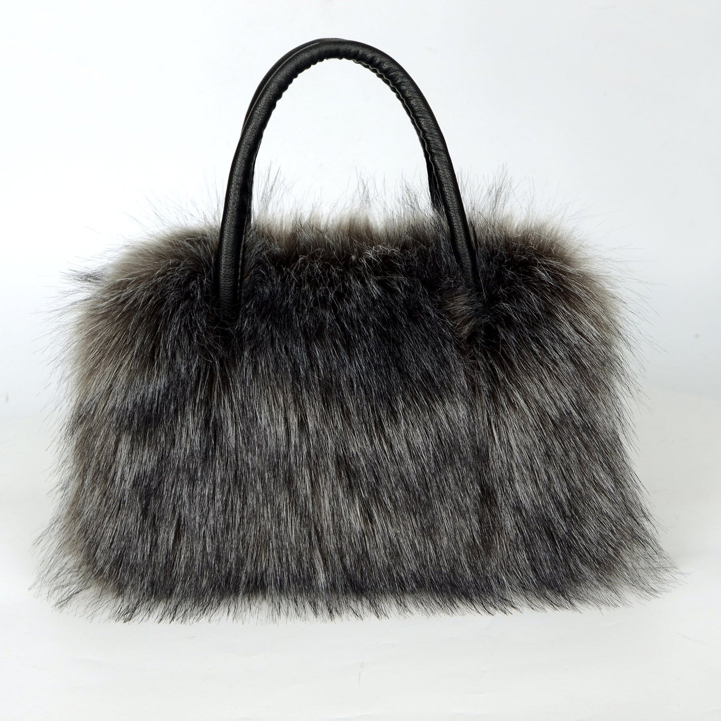 Faux Fur Racquoon Fur Handbag