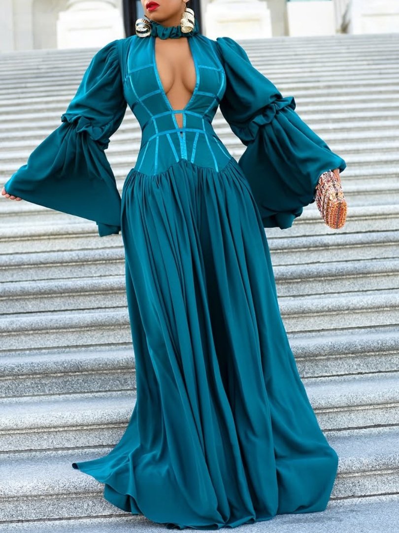 Gorgeous Retro Elegant Maxi Dress