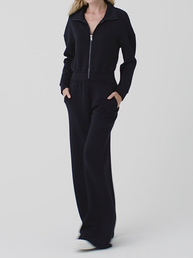 Long Sleeve Wide Leg Jumpsuit