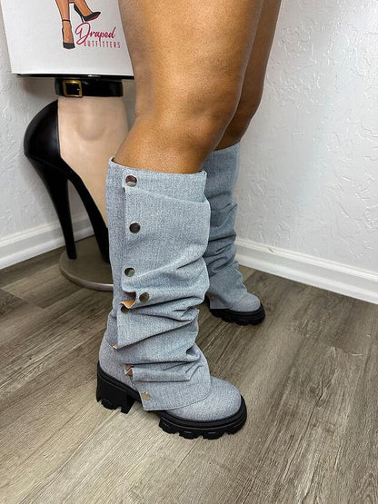 Fashion Stacked Cowboy Boot